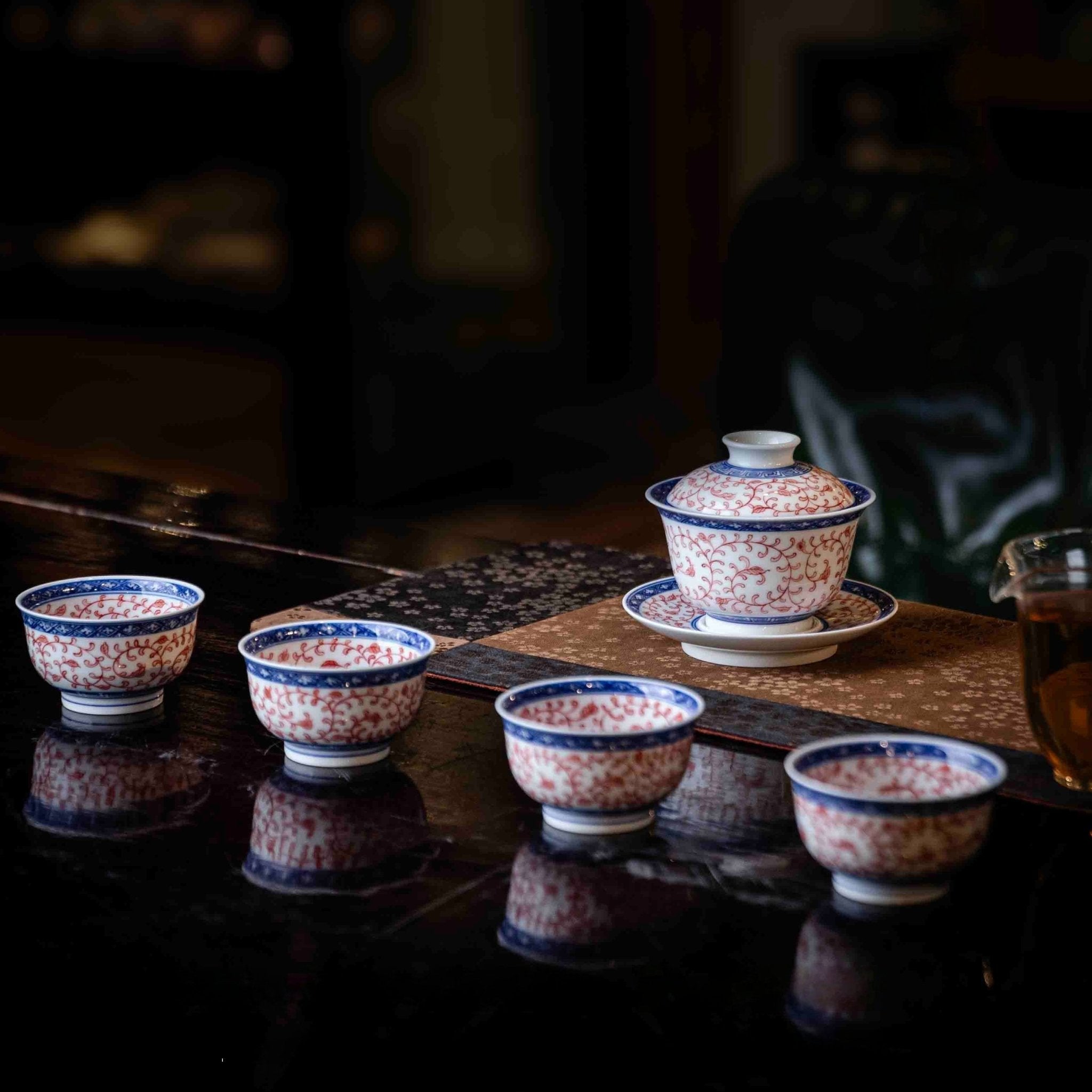 Chan Zhi Lian 160cc - Jing De Zhen Porcelain Gaiwan - zycs_China