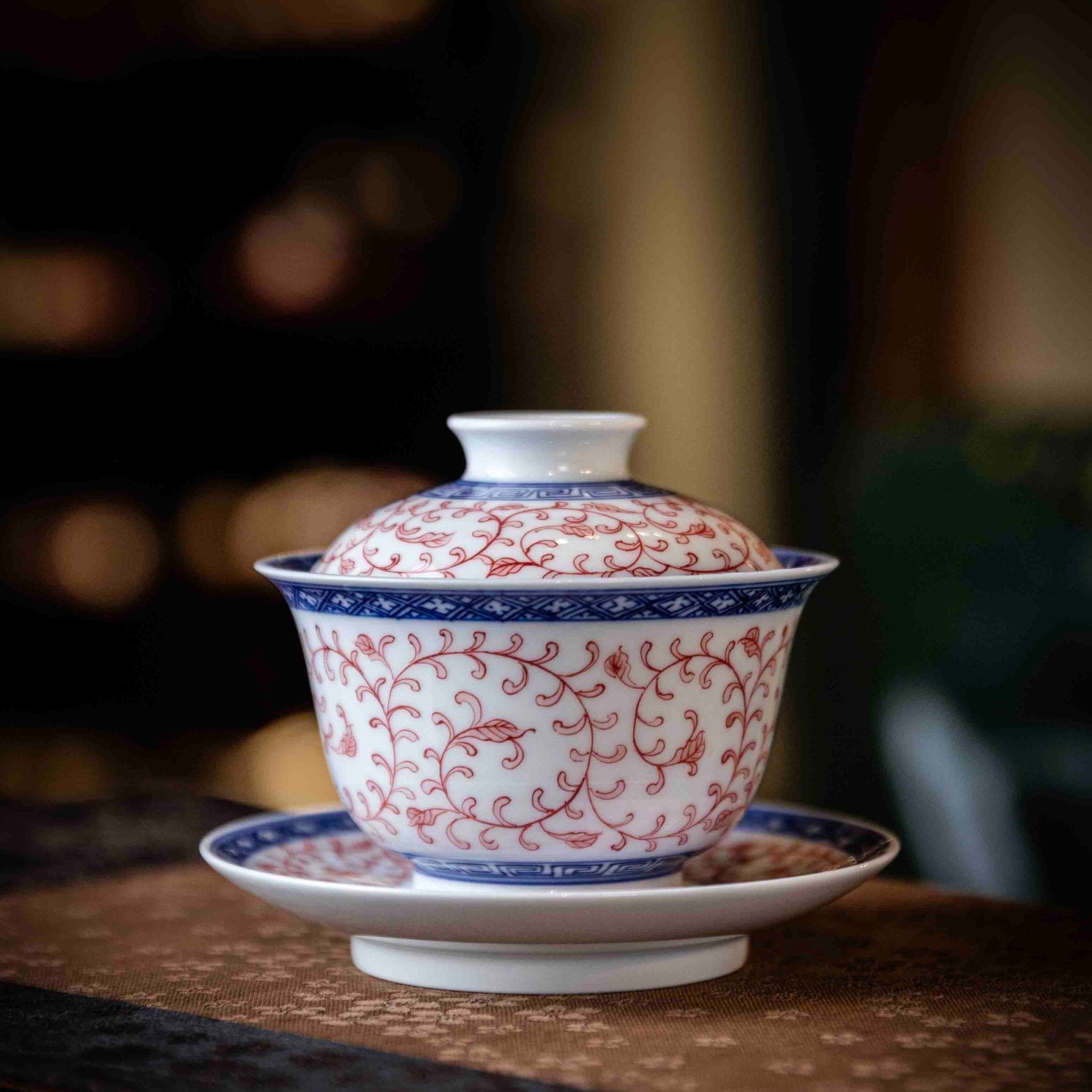 Chan Zhi Lian 160cc - Jing De Zhen Porcelain Gaiwan - zycs_China