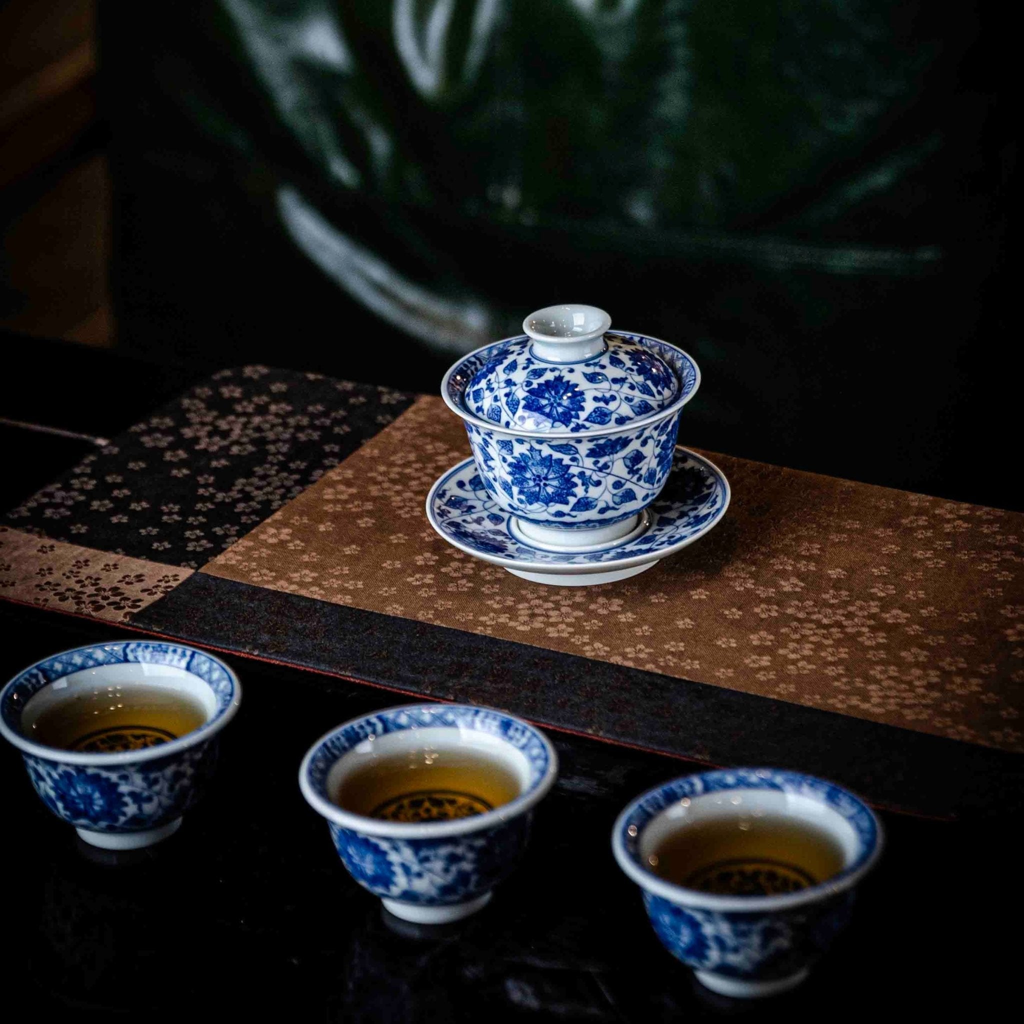 Chan Zhi Lian 160cc - Jing De Zhen Porcelain Gaiwan - zycs_China