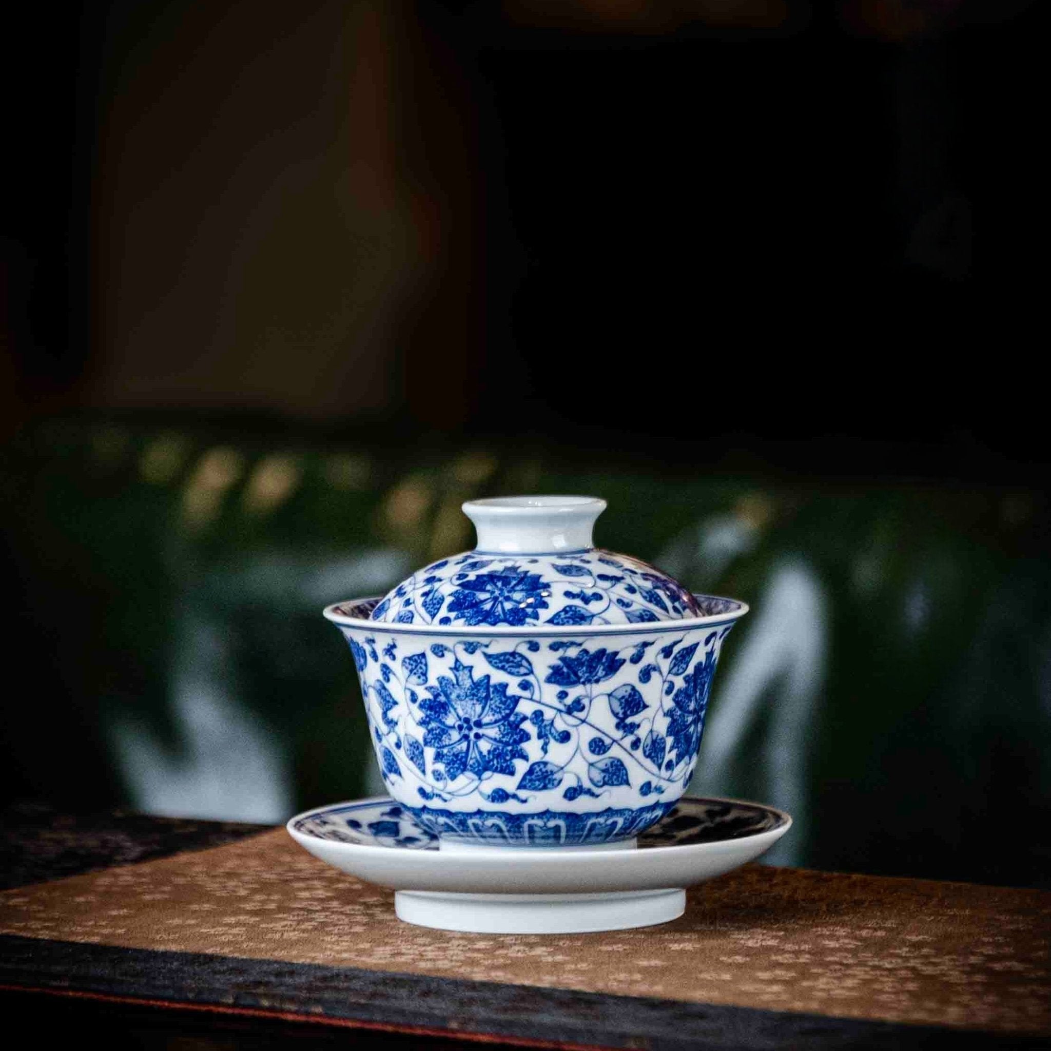 Chan Zhi Lian 160cc - Jing De Zhen Porcelain Gaiwan - zycs_China