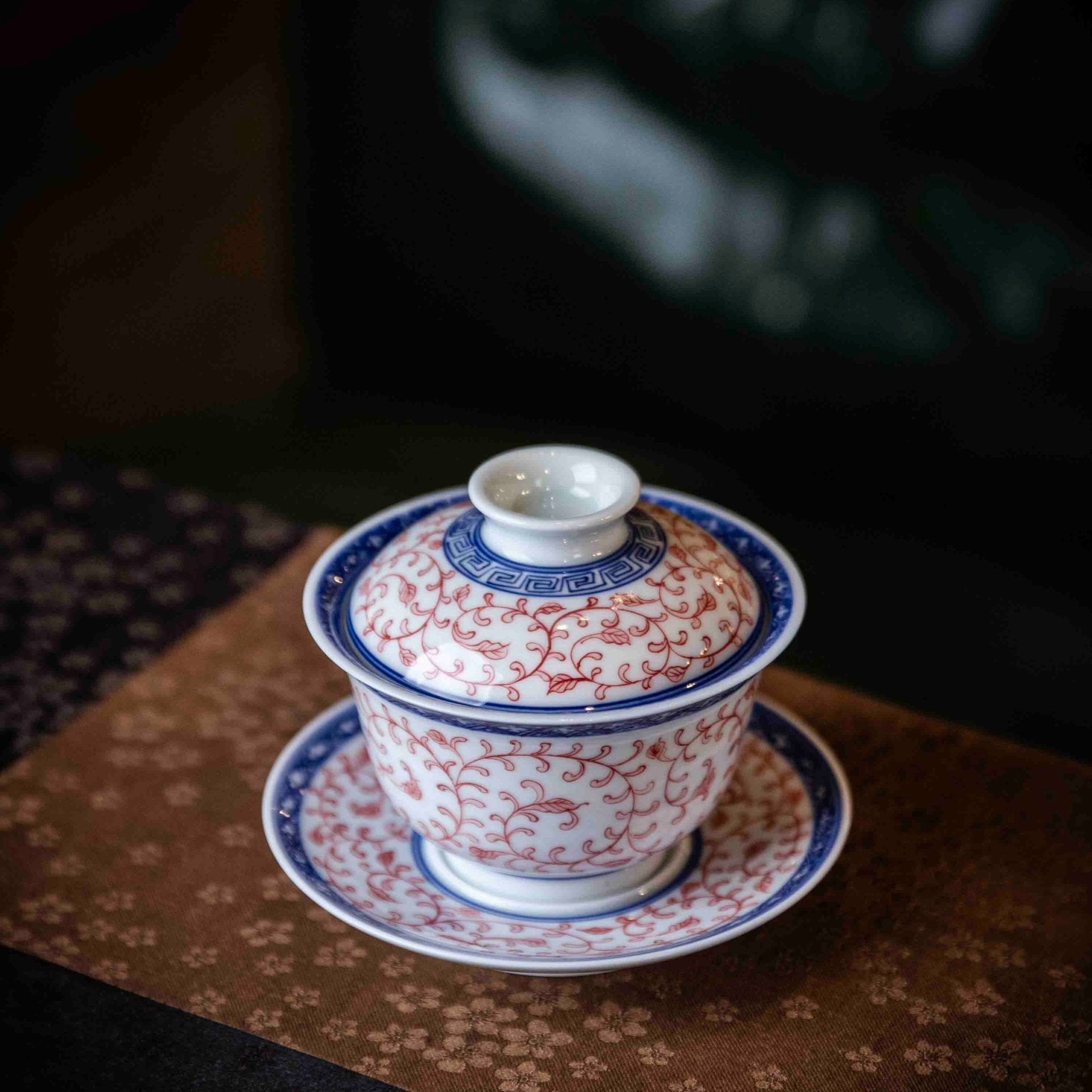 Chan Zhi Lian 160cc - Jing De Zhen Porcelain Gaiwan - zycs_China