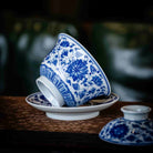 Chan Zhi Lian 160cc - Jing De Zhen Porcelain Gaiwan - zycs_China