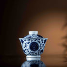 Chan Zhi Lian 160cc - Jing De Zhen Porcelain Gaiwan - zycs_China