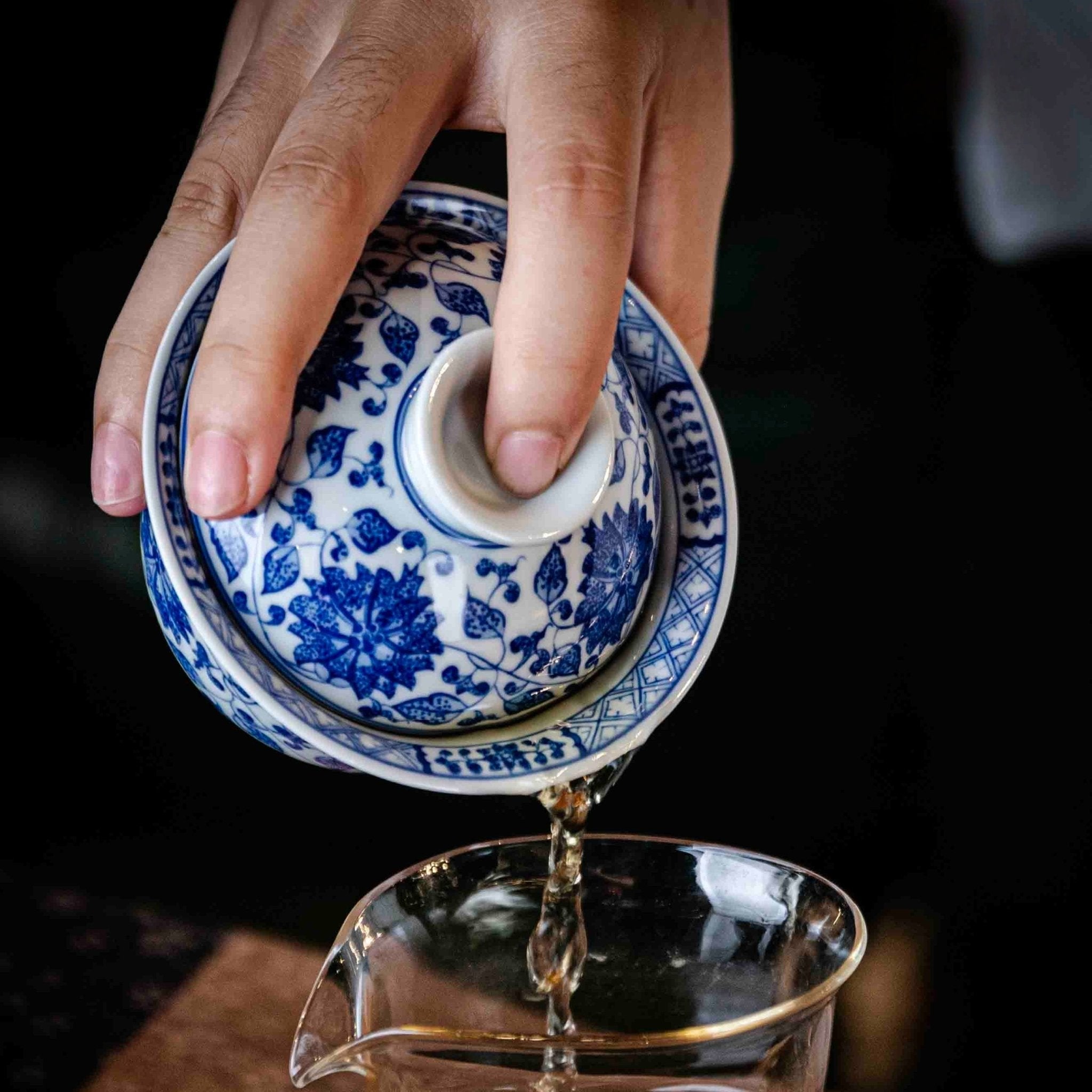 Chan Zhi Lian 160cc - Jing De Zhen Porcelain Gaiwan - zycs_China