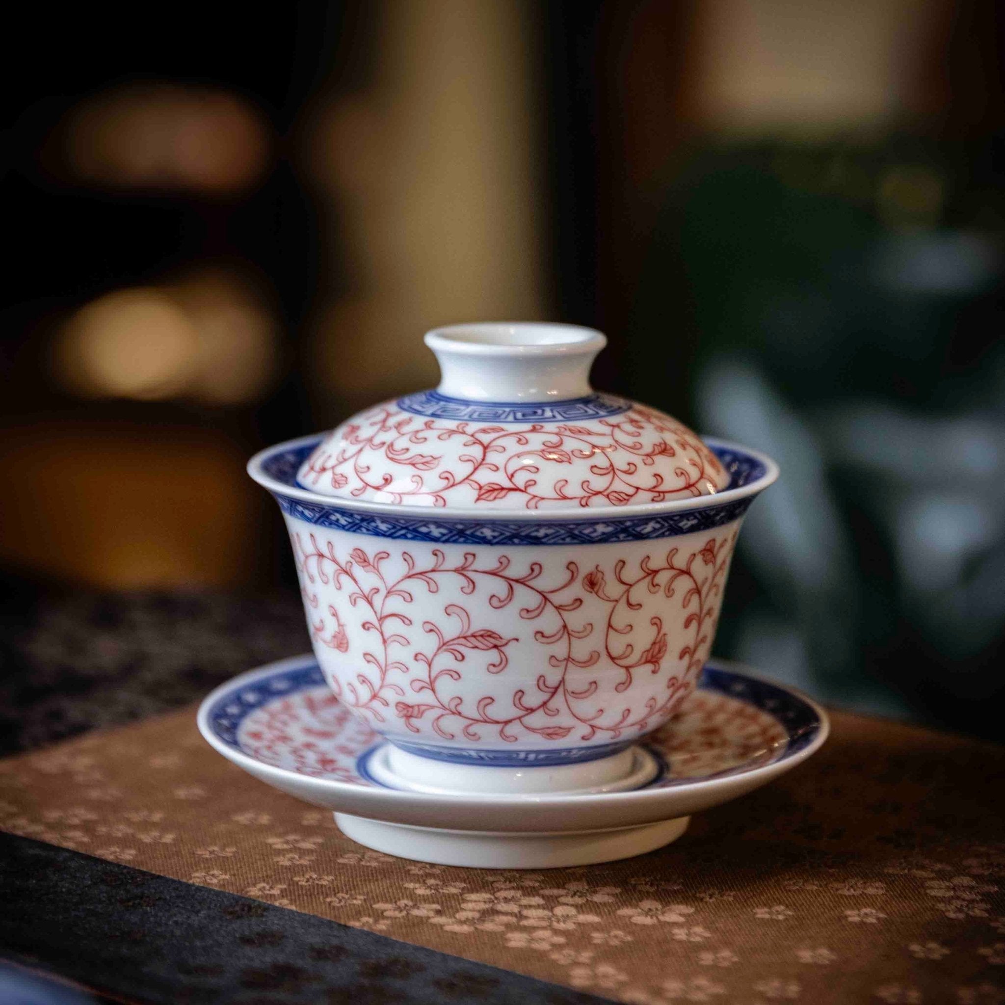 Chan Zhi Lian 160cc - Jing De Zhen Porcelain Gaiwan - zycs_China