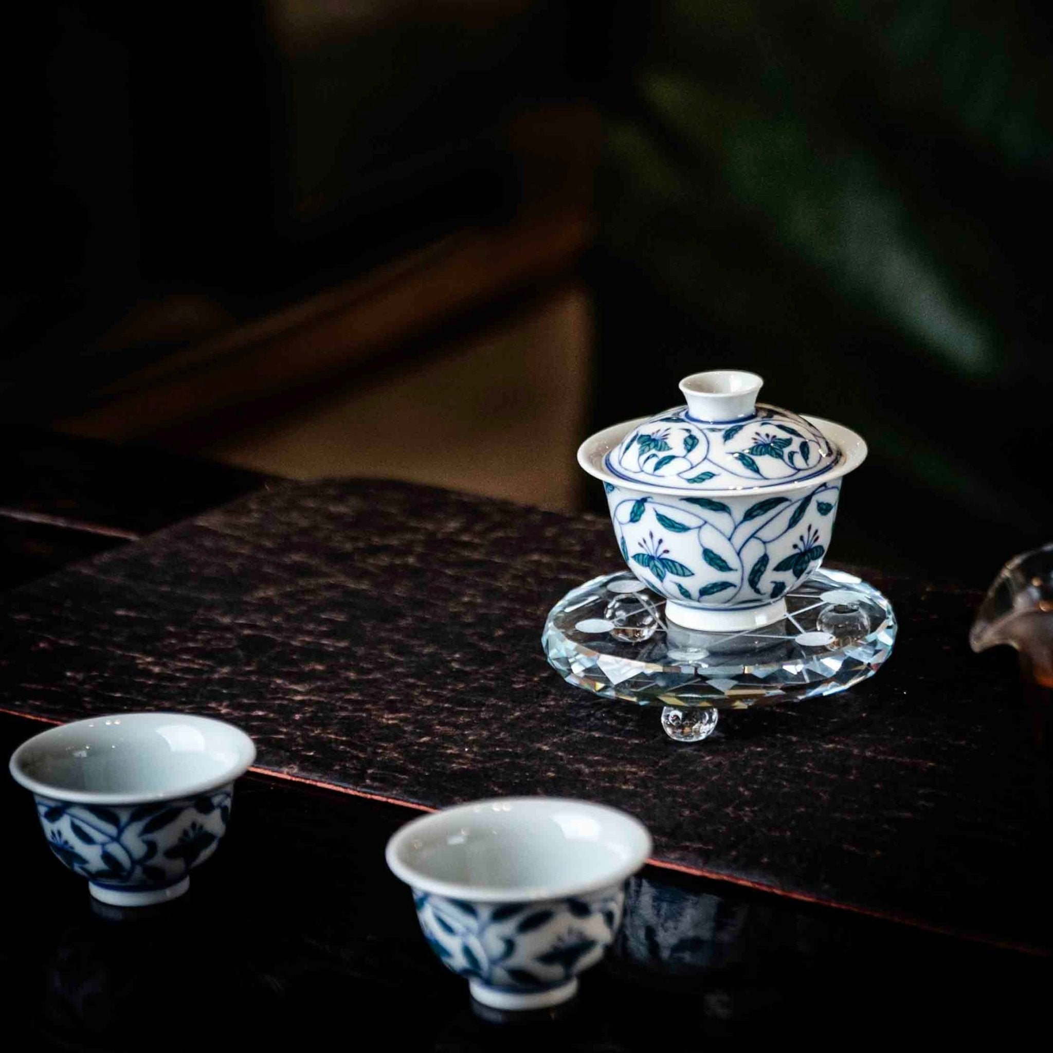 Chan Zhi Lian 75cc - Jing De Zhen Porcelain Gaiwan - zycs_China