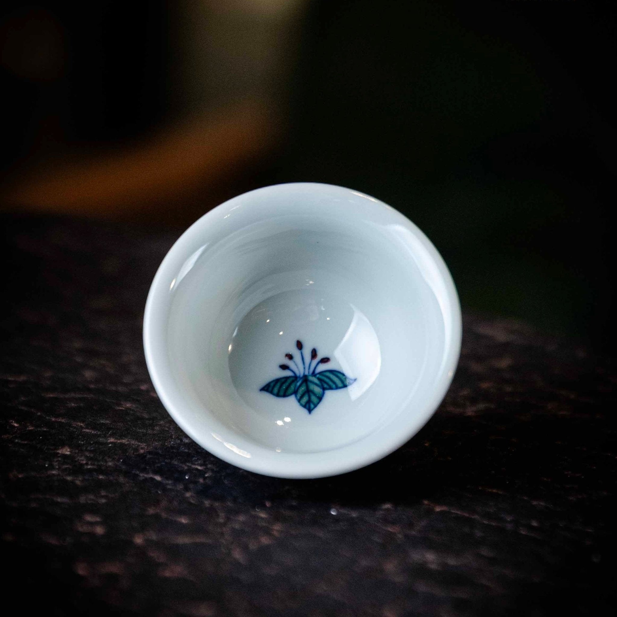 Chan Zhi Lian 75cc - Jing De Zhen Porcelain Gaiwan - zycs_China