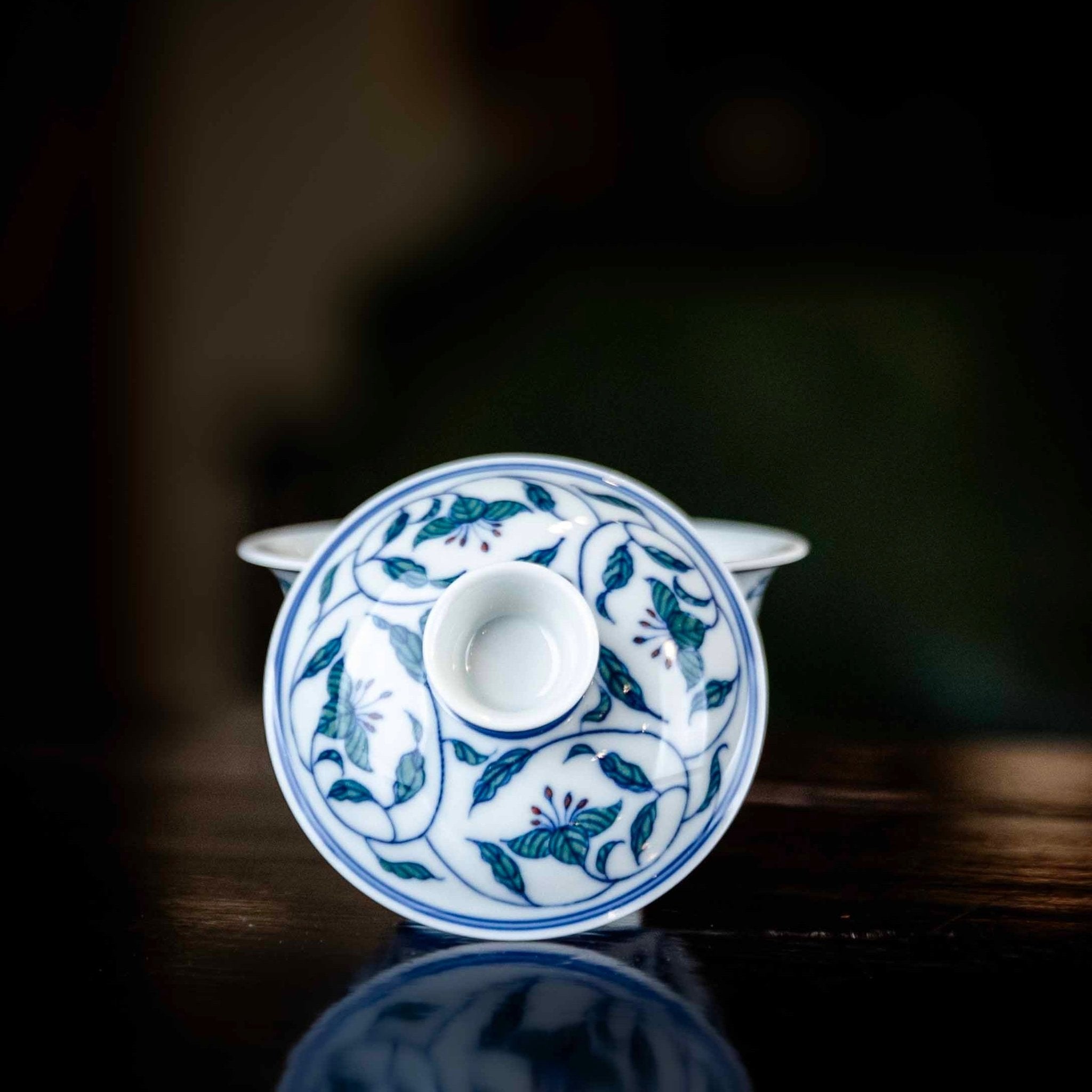 Chan Zhi Lian 75cc - Jing De Zhen Porcelain Gaiwan - zycs_China