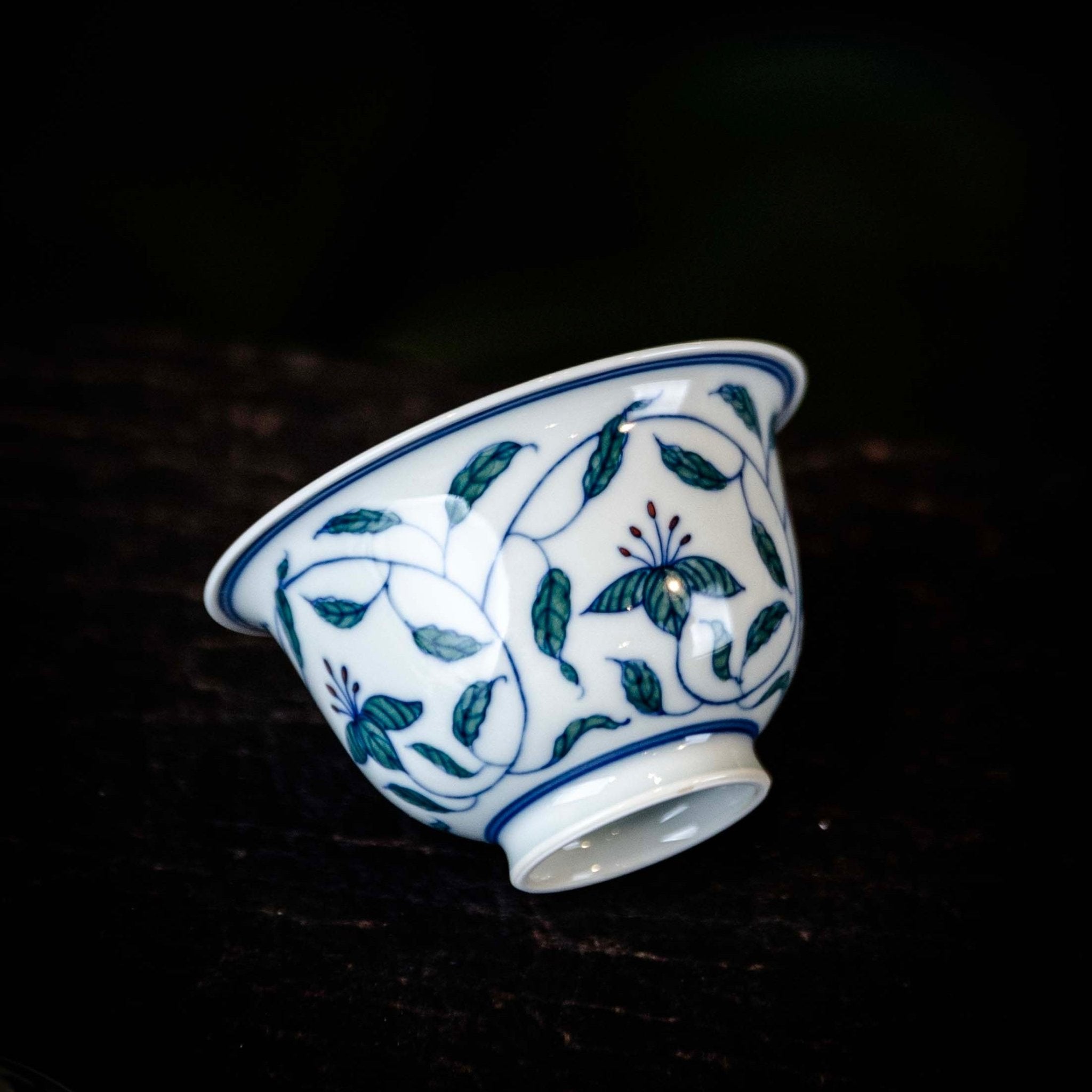 Chan Zhi Lian 75cc - Jing De Zhen Porcelain Gaiwan - zycs_China