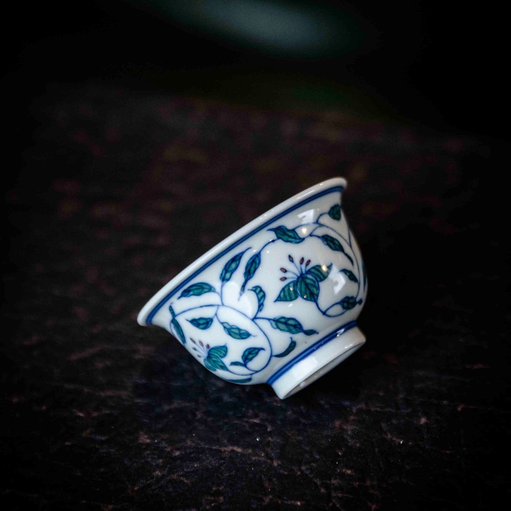 Chan Zhi Lian 75cc - Jing De Zhen Porcelain Gaiwan - zycs_China