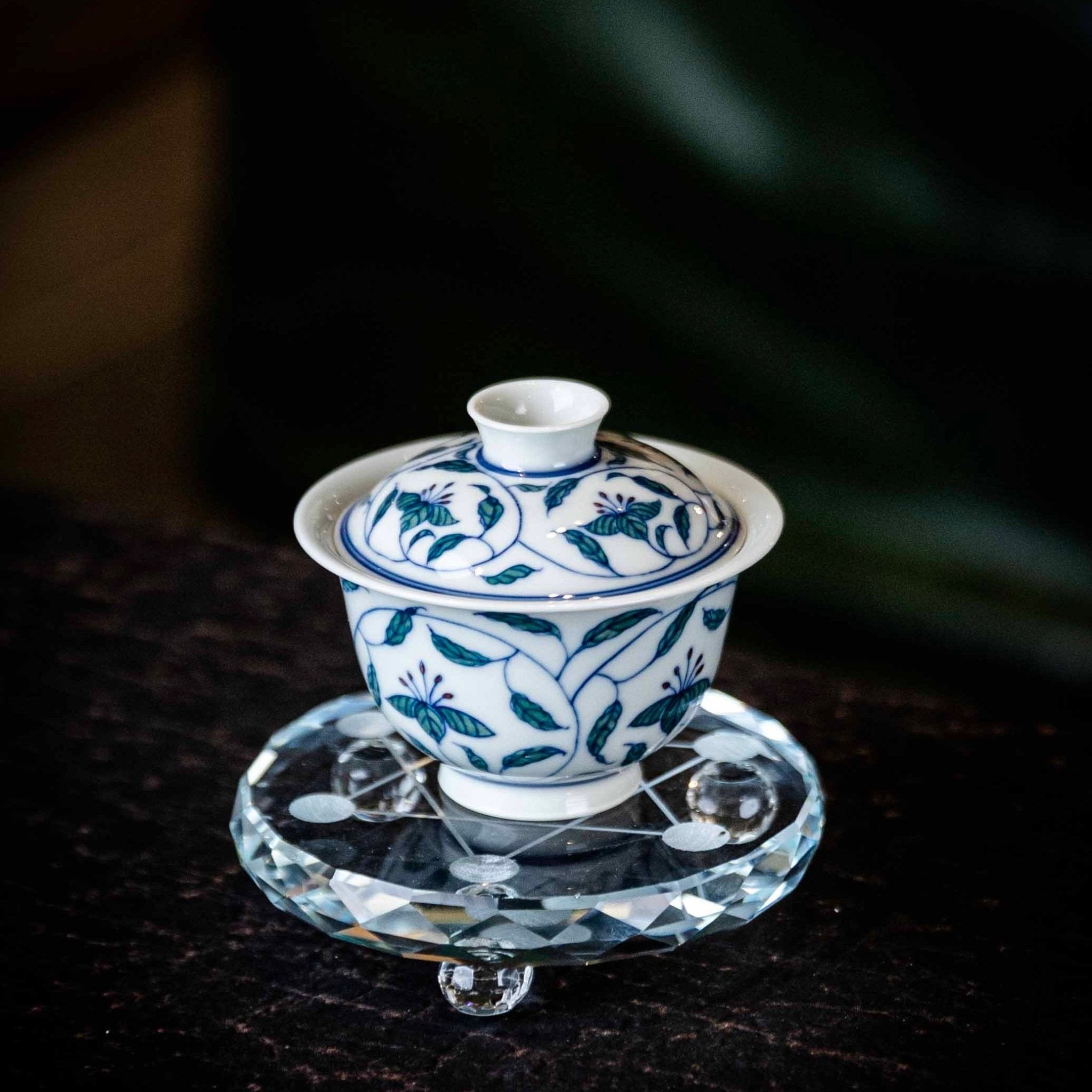 Chan Zhi Lian 75cc - Jing De Zhen Porcelain Gaiwan - zycs_China