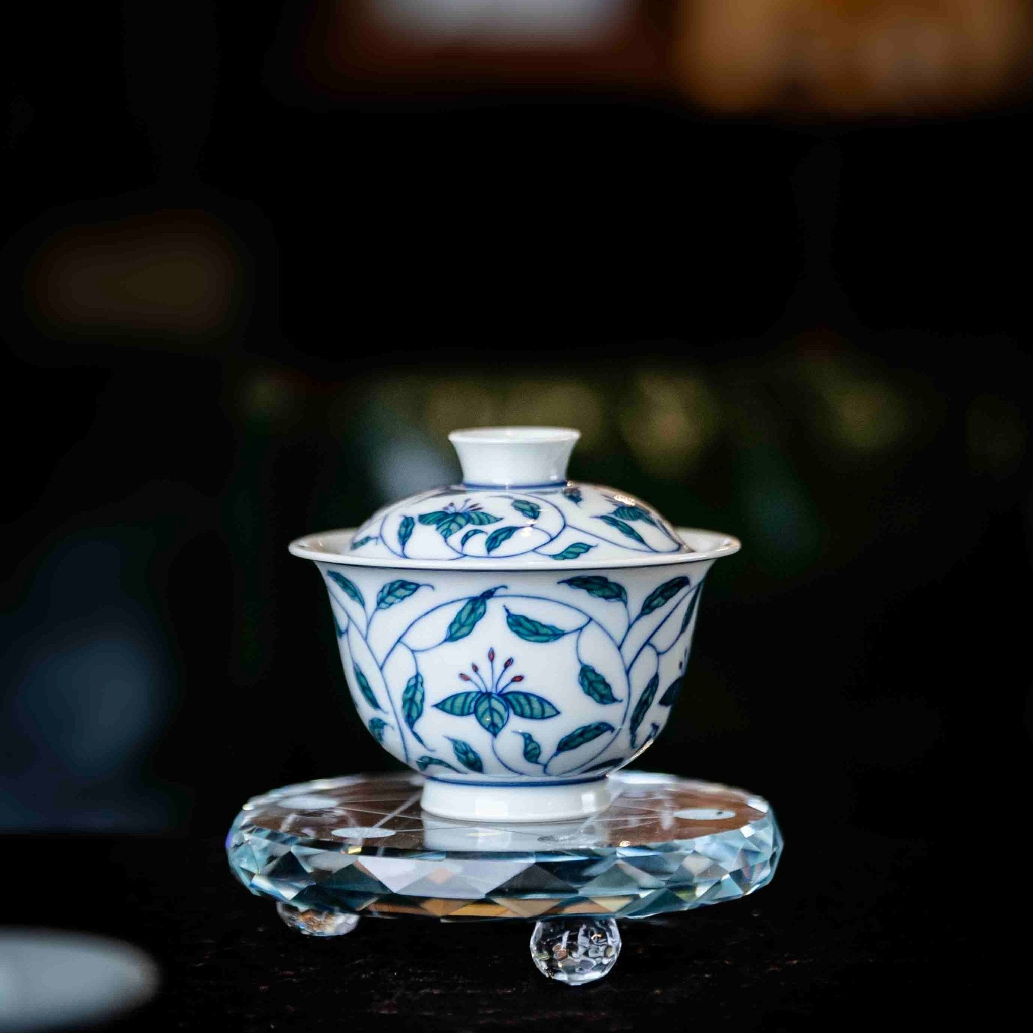 Chan Zhi Lian 75cc - Jing De Zhen Porcelain Gaiwan - zycs_China