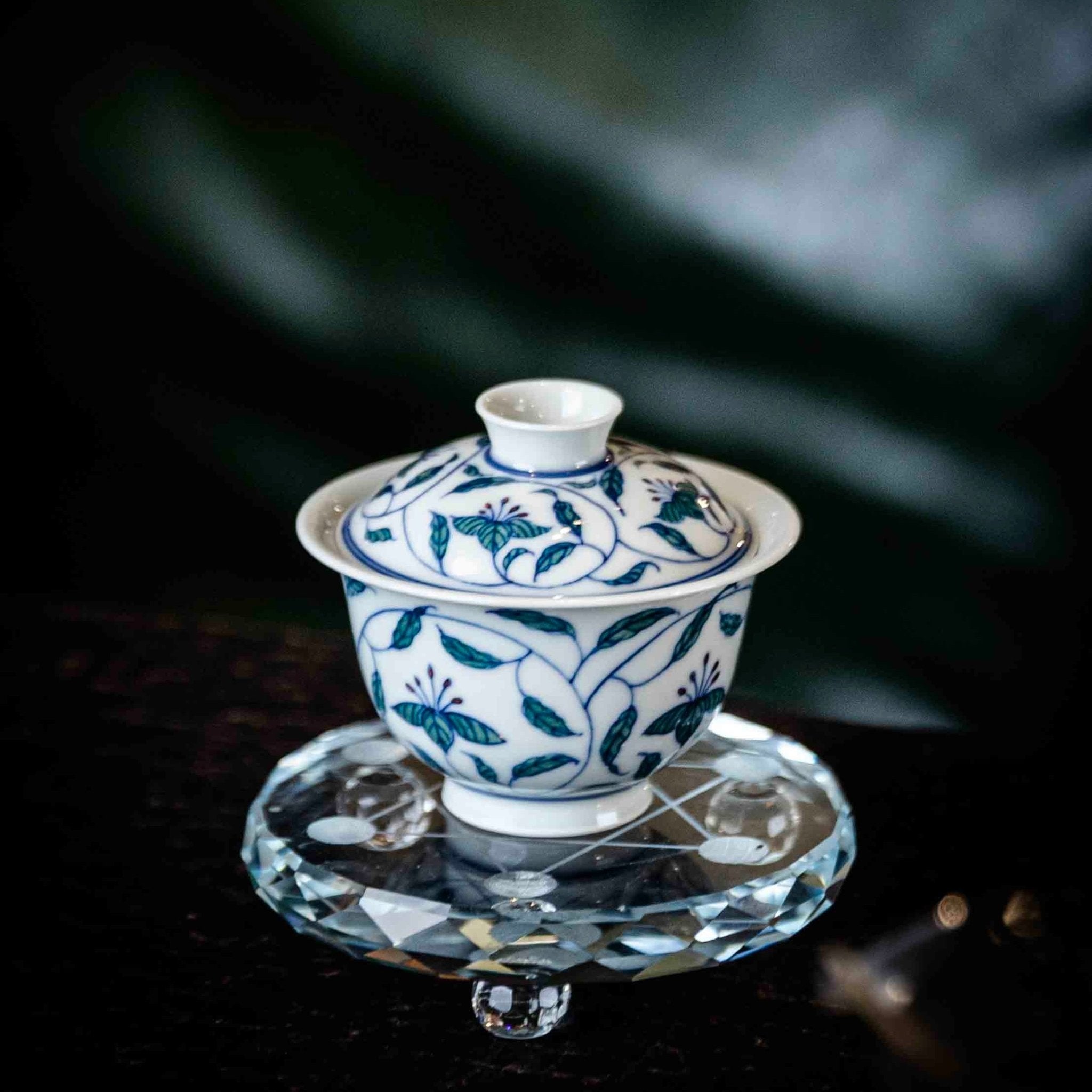 Chan Zhi Lian 75cc - Jing De Zhen Porcelain Gaiwan - zycs_China