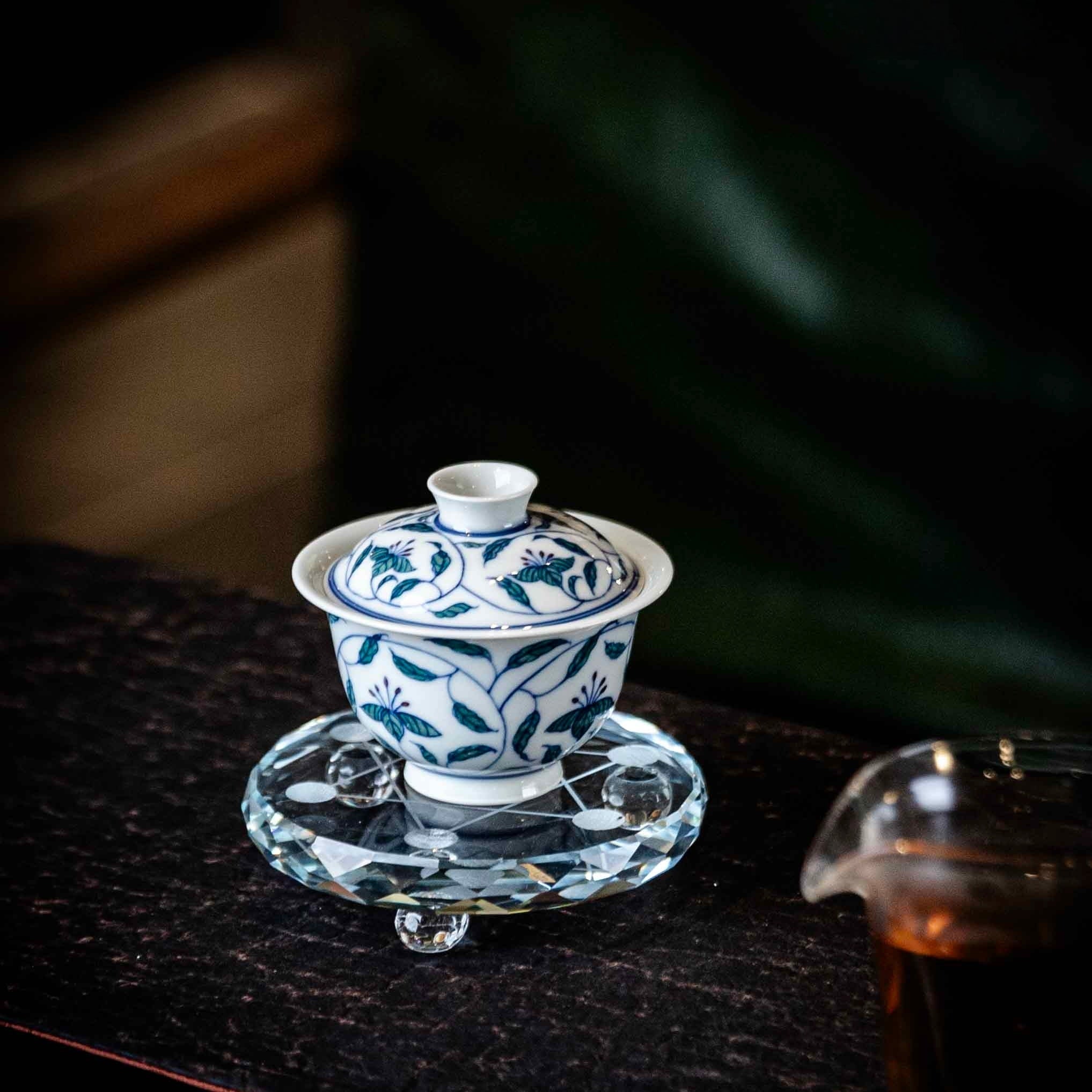 Chan Zhi Lian 75cc - Jing De Zhen Porcelain Gaiwan - zycs_China