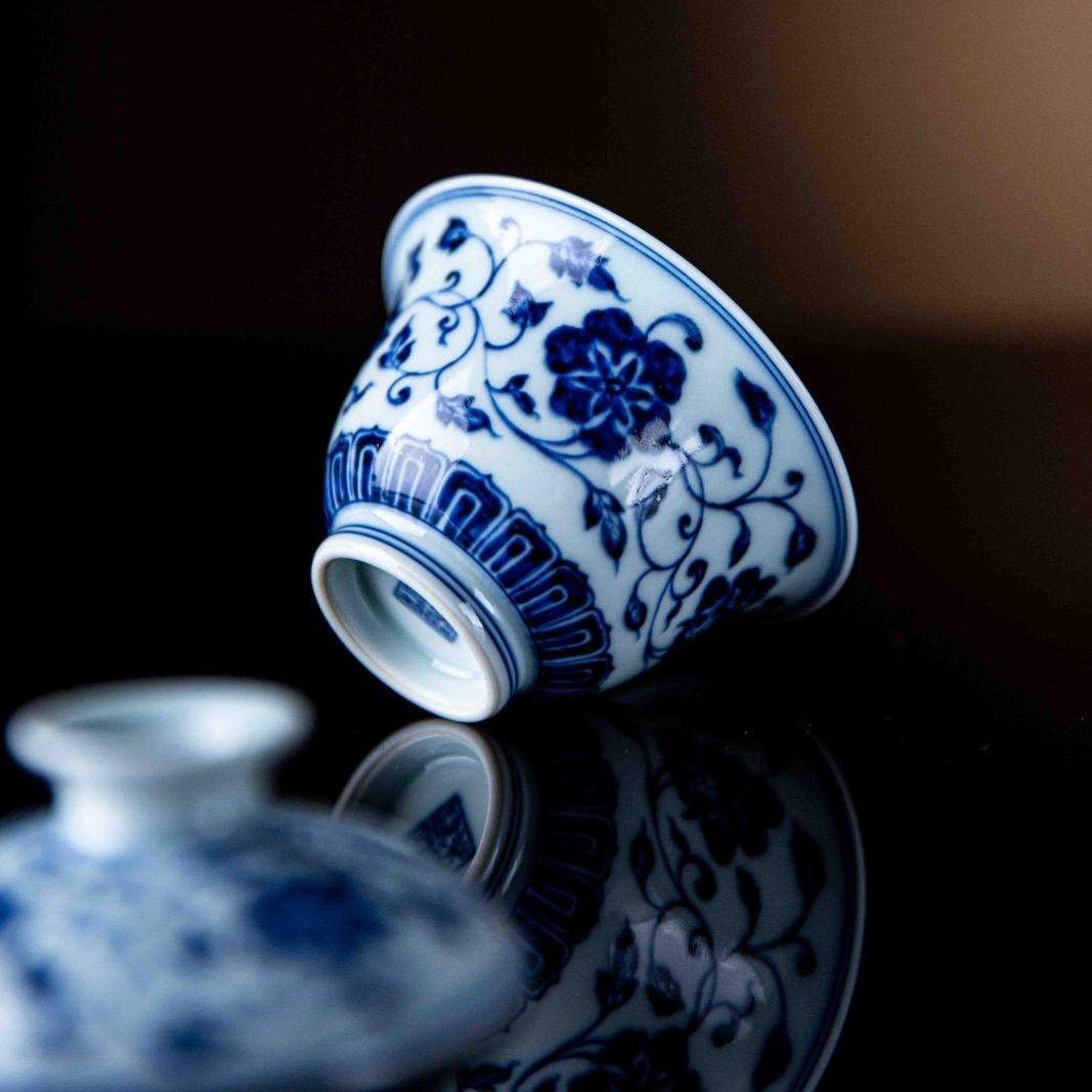 Chan Zhi Lian 75cc - Jing De Zhen Porcelain Gaiwan zycschina