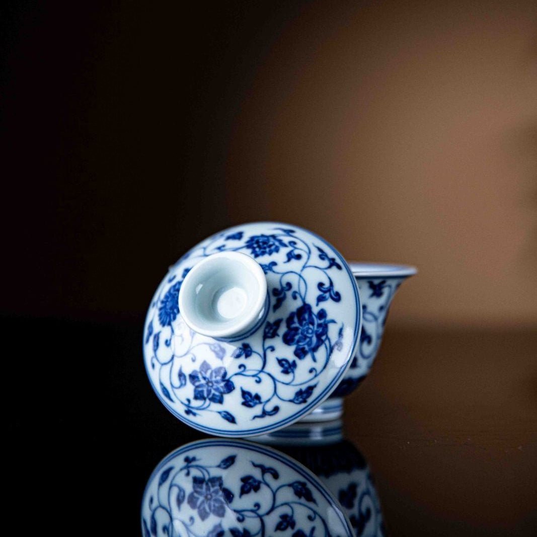 Chan Zhi Lian 75cc - Jing De Zhen Porcelain Gaiwan zycschina