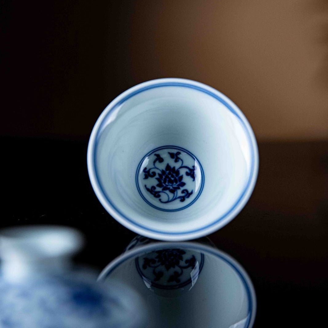 Chan Zhi Lian 75cc - Jing De Zhen Porcelain Gaiwan zycschina