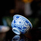 Chan Zhi Lian He Hua 110cc - Jing De Zhen Porcelain Teacup - zycs_China