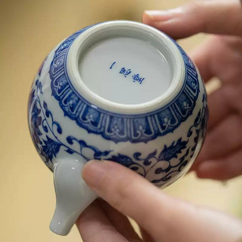 Chan Zhi Lian Wen Gong Deng/Zhi Tong - Jing De Zhen Porcelain Teapot - zycs_China