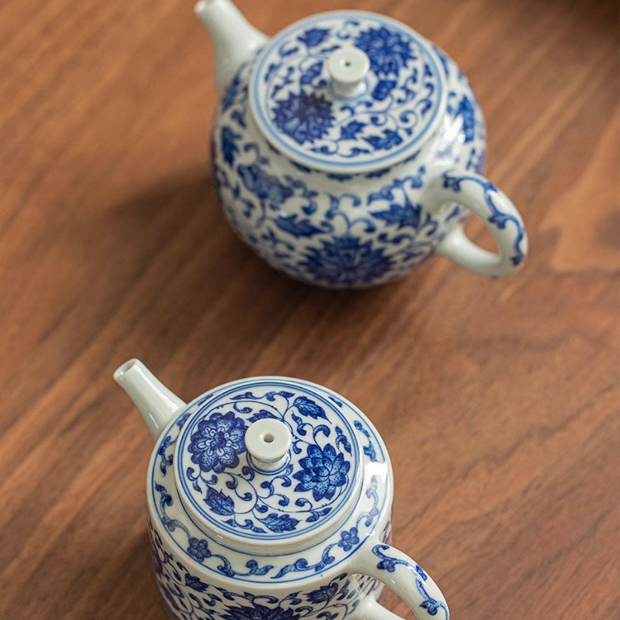 Chan Zhi Lian Wen Gong Deng/Zhi Tong - Jing De Zhen Porcelain Teapot - zycs_China