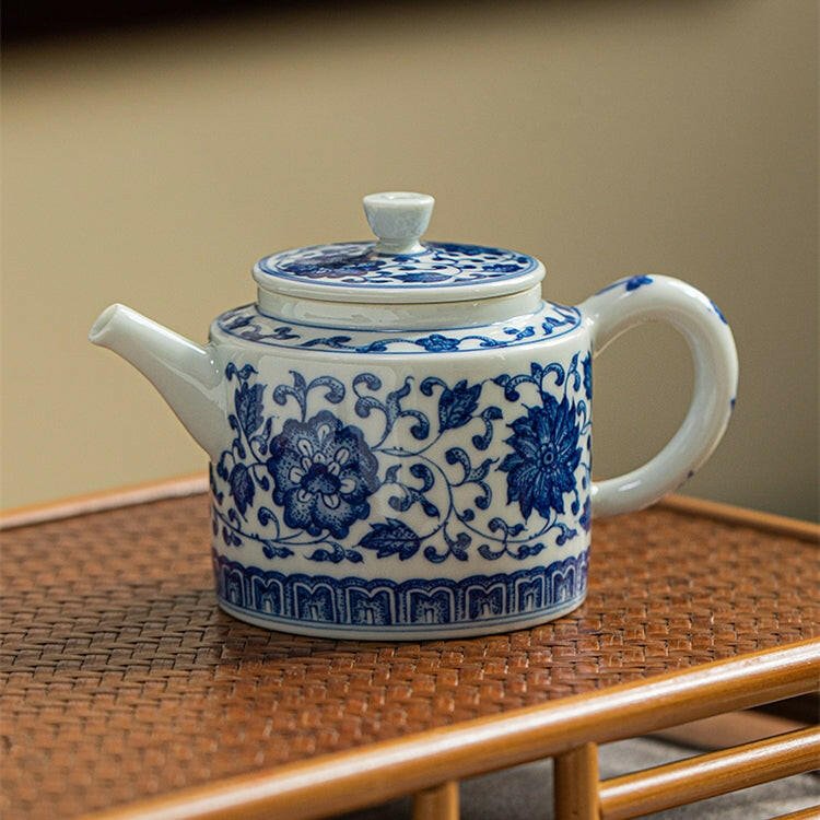 Chan Zhi Lian Wen Gong Deng/Zhi Tong - Jing De Zhen Porcelain Teapot - zycs_China