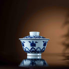 Chan Zhi Ru Yi 125cc - Jing De Zhen Porcelain Gaiwan - zycs_China