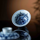 Chan Zhi Ru Yi 125cc - Jing De Zhen Porcelain Gaiwan - zycs_China