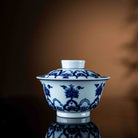 Chan Zhi Ru Yi 125cc - Jing De Zhen Porcelain Gaiwan - zycs_China