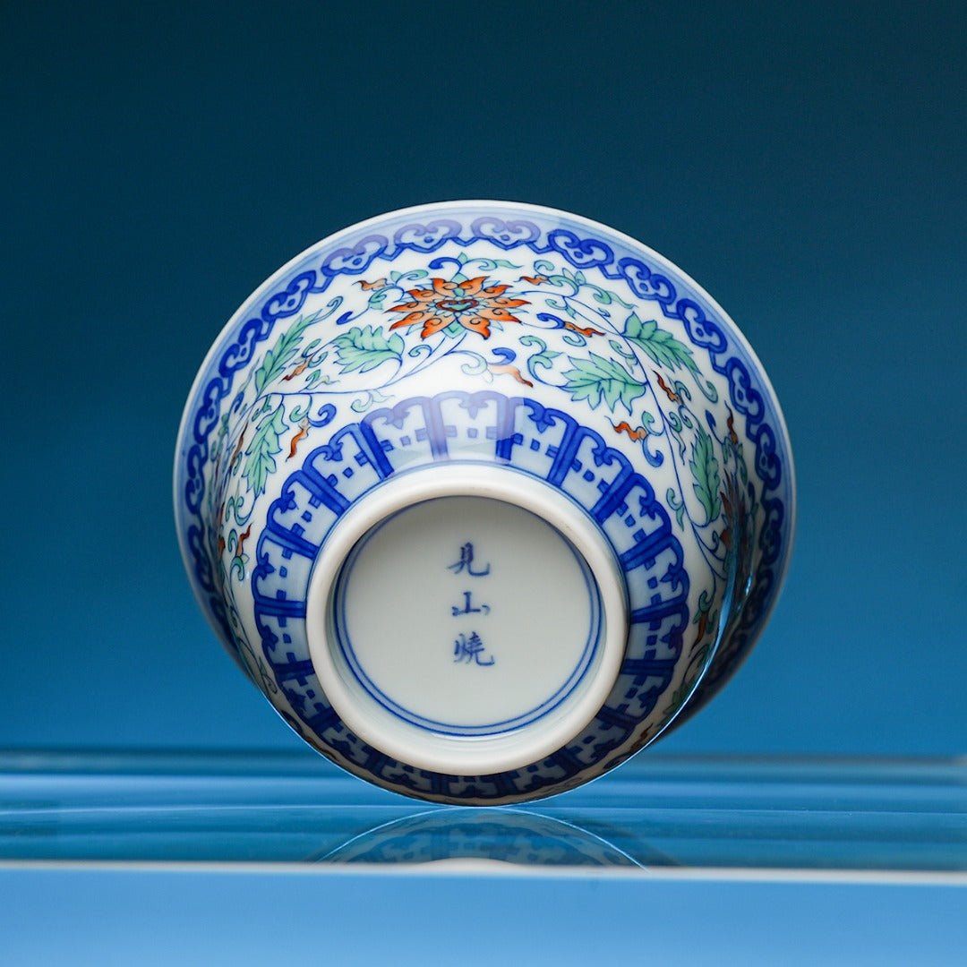 Chan Zhi Ru Yi 175cc - Jing De Zhen Porcelain Gaiwan - zycs_China