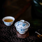 Chi Long 160cc - Jing De Zhen Porcelain Gaiwan - zycs_China