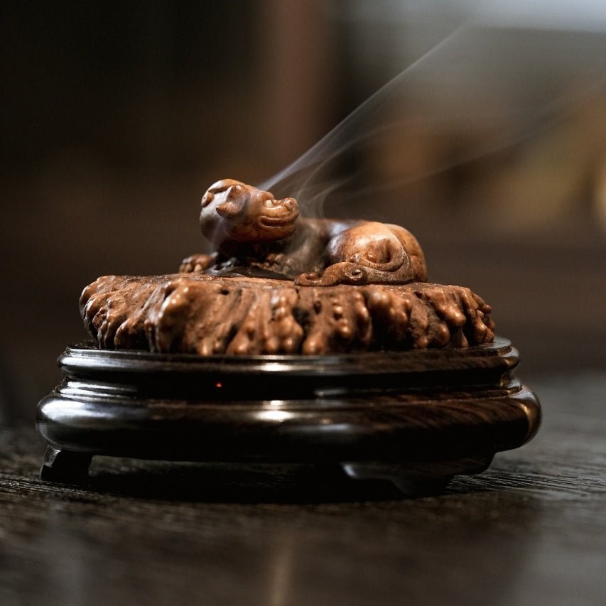 Chi Long - Wood Sculpture - zycs_China