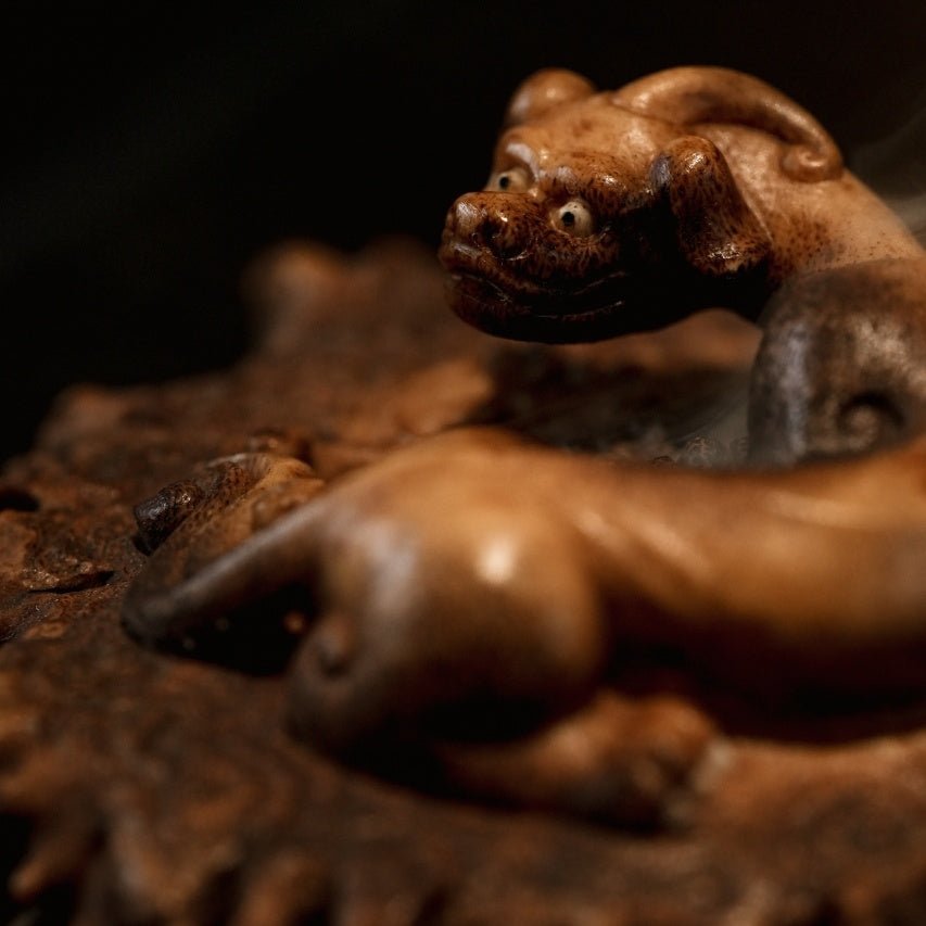 Chi Long - Wood Sculpture - zycs_China