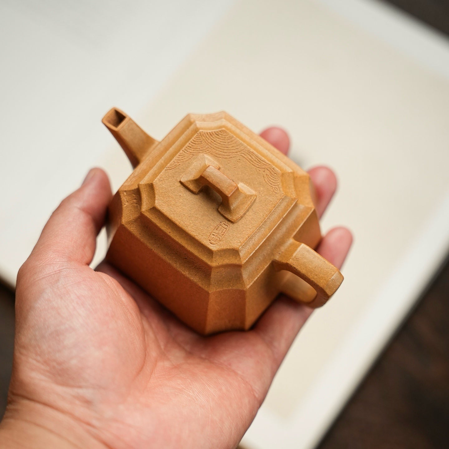 Chou Jiao Si Fang 135cc - Yixing Handmade Teapot - zycs_China