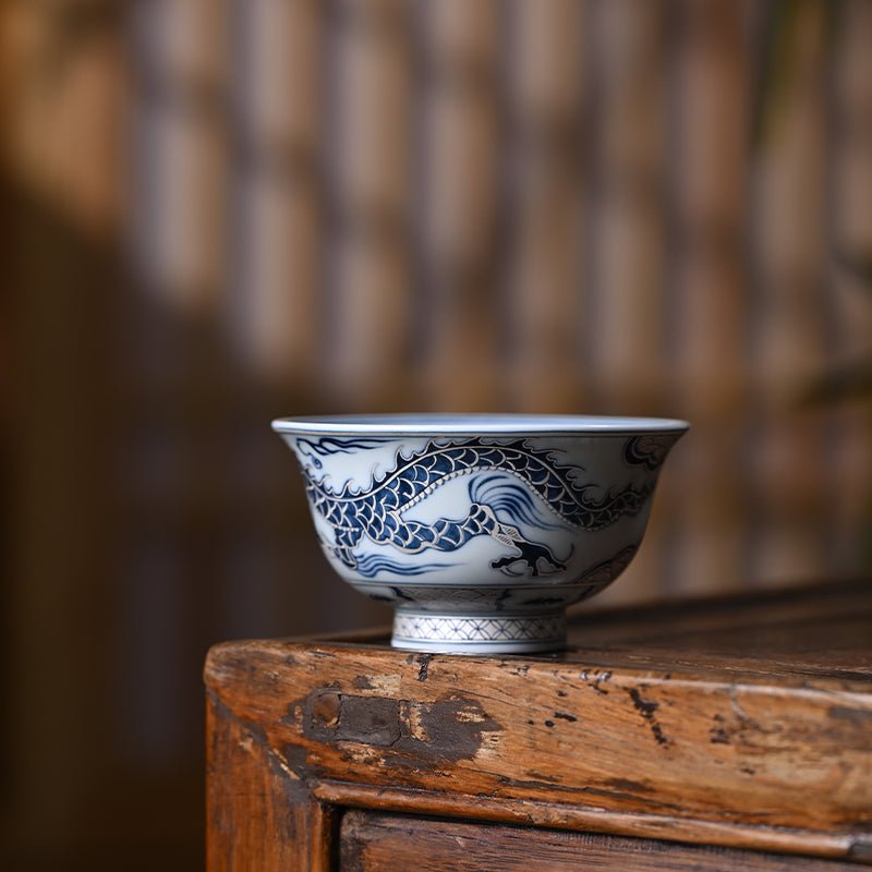 Chuan Yun Long 100cc - Jing De Zhen Porcelain Teacup - zycs_China