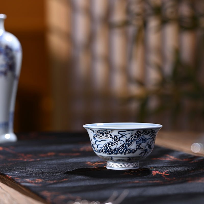 Chuan Yun Long 100cc - Jing De Zhen Porcelain Teacup - zycs_China