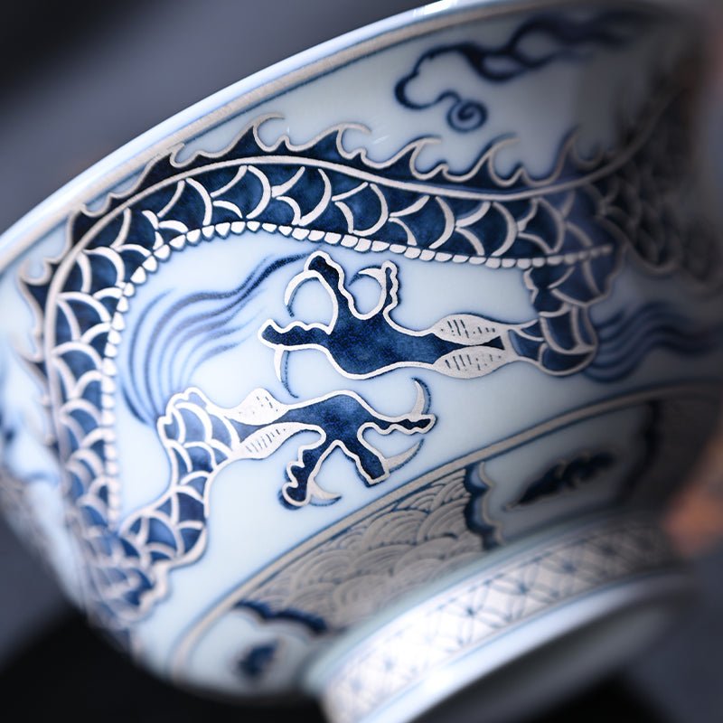 Chuan Yun Long 100cc - Jing De Zhen Porcelain Teacup - zycs_China