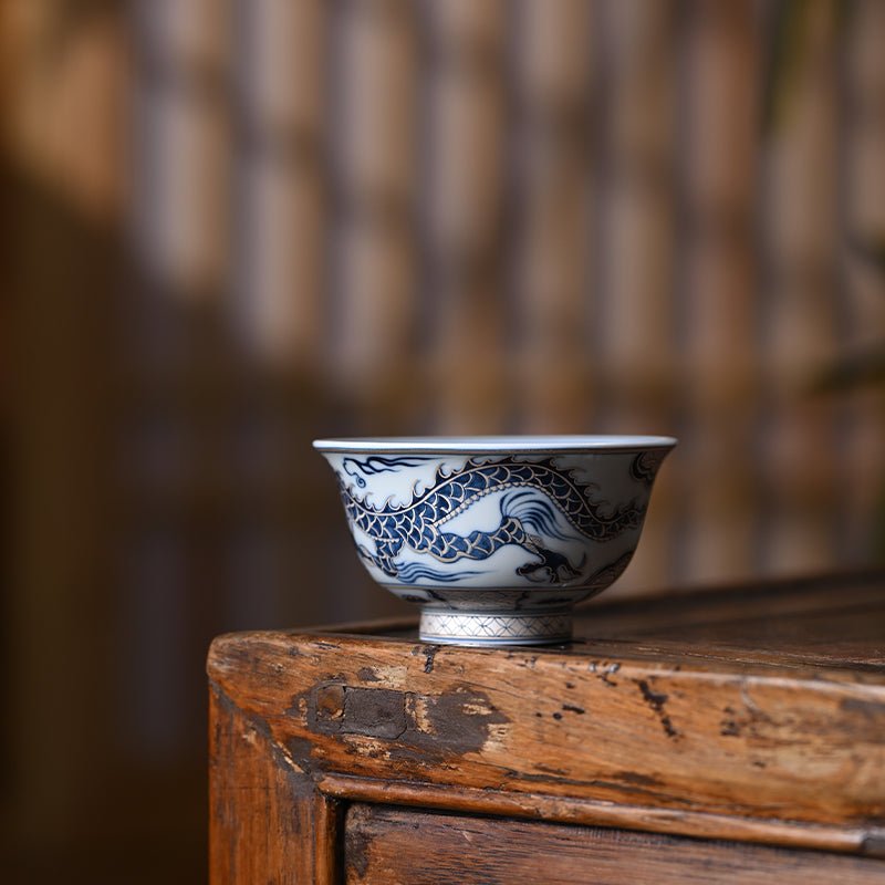 Chuan Yun Long 80cc - Jing De Zhen Porcelain Teacup - zycs_China