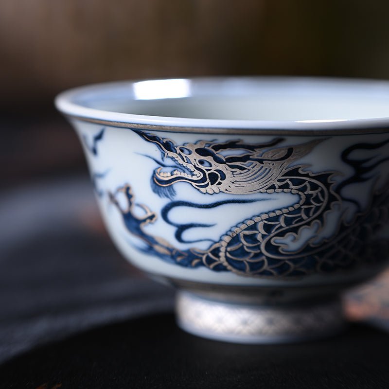 Chuan Yun Long 80cc - Jing De Zhen Porcelain Teacup - zycs_China