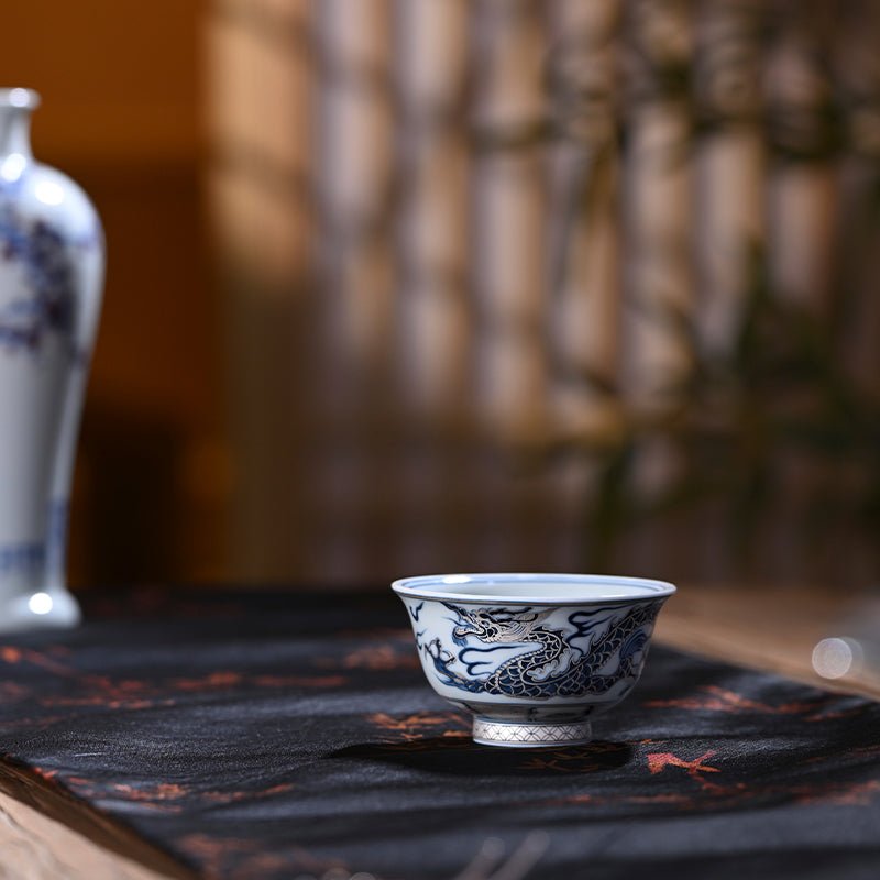 Chuan Yun Long 80cc - Jing De Zhen Porcelain Teacup - zycs_China