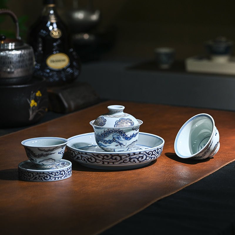Chuan Yun Long 80cc - Jing De Zhen Porcelain Teacup - zycs_China