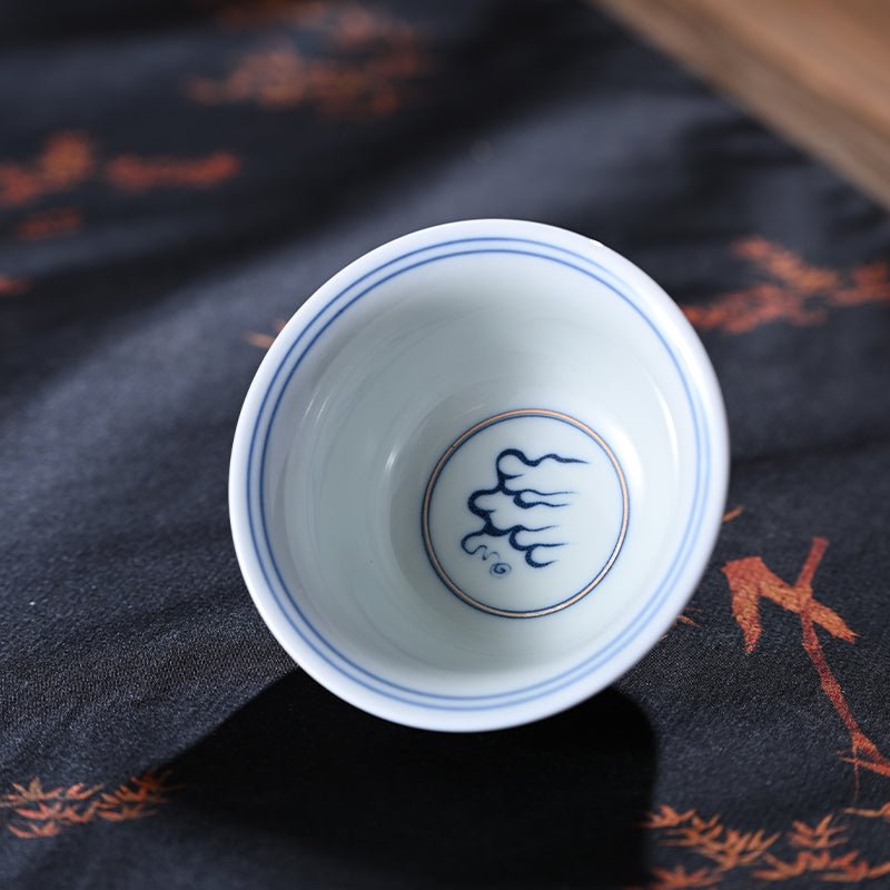 Chuan Yun Long 80cc - Jing De Zhen Porcelain Teacup - zycs_China