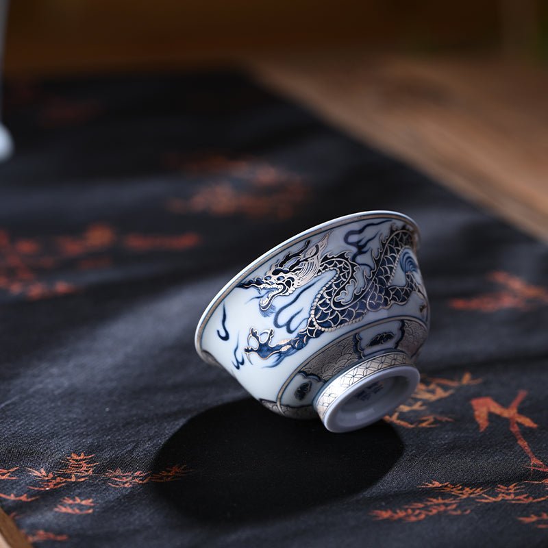 Chuan Yun Long 80cc - Jing De Zhen Porcelain Teacup - zycs_China