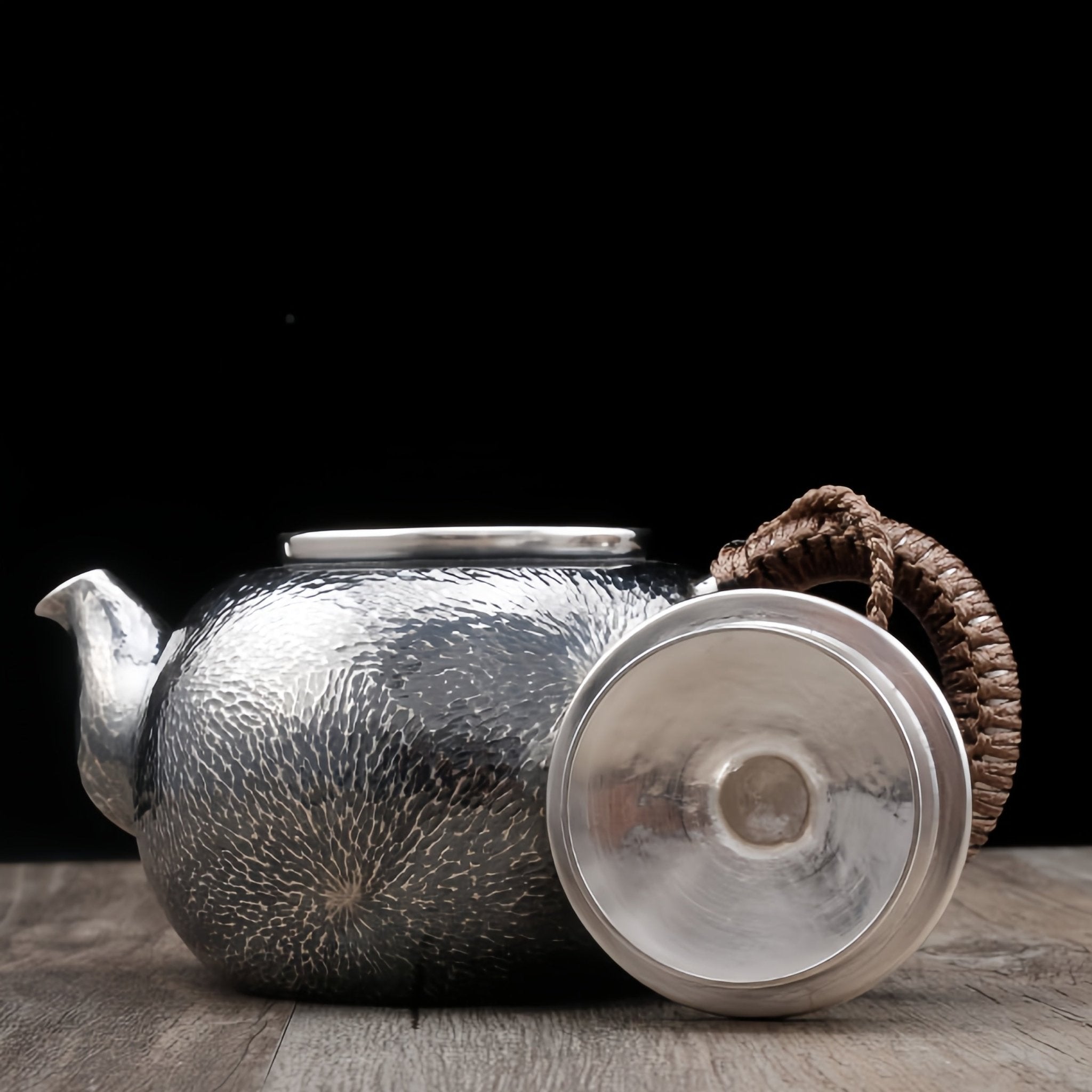 Chui Wen Mu Zhi 150cc - Handmade silver pot - zycs_China