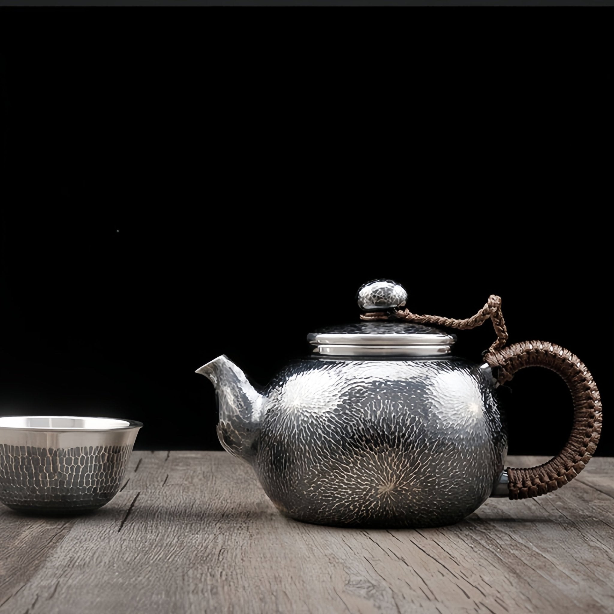 Chui Wen Mu Zhi 150cc - Handmade silver pot - zycs_China