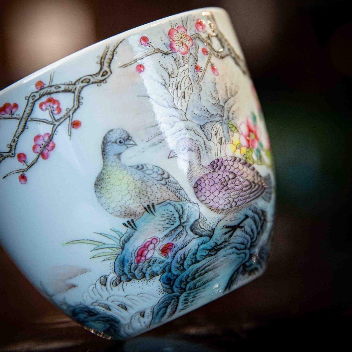 Chun Jiang Shui Nuan 150cc - Jing De Zhen Porcelain Teacup - zycs_China