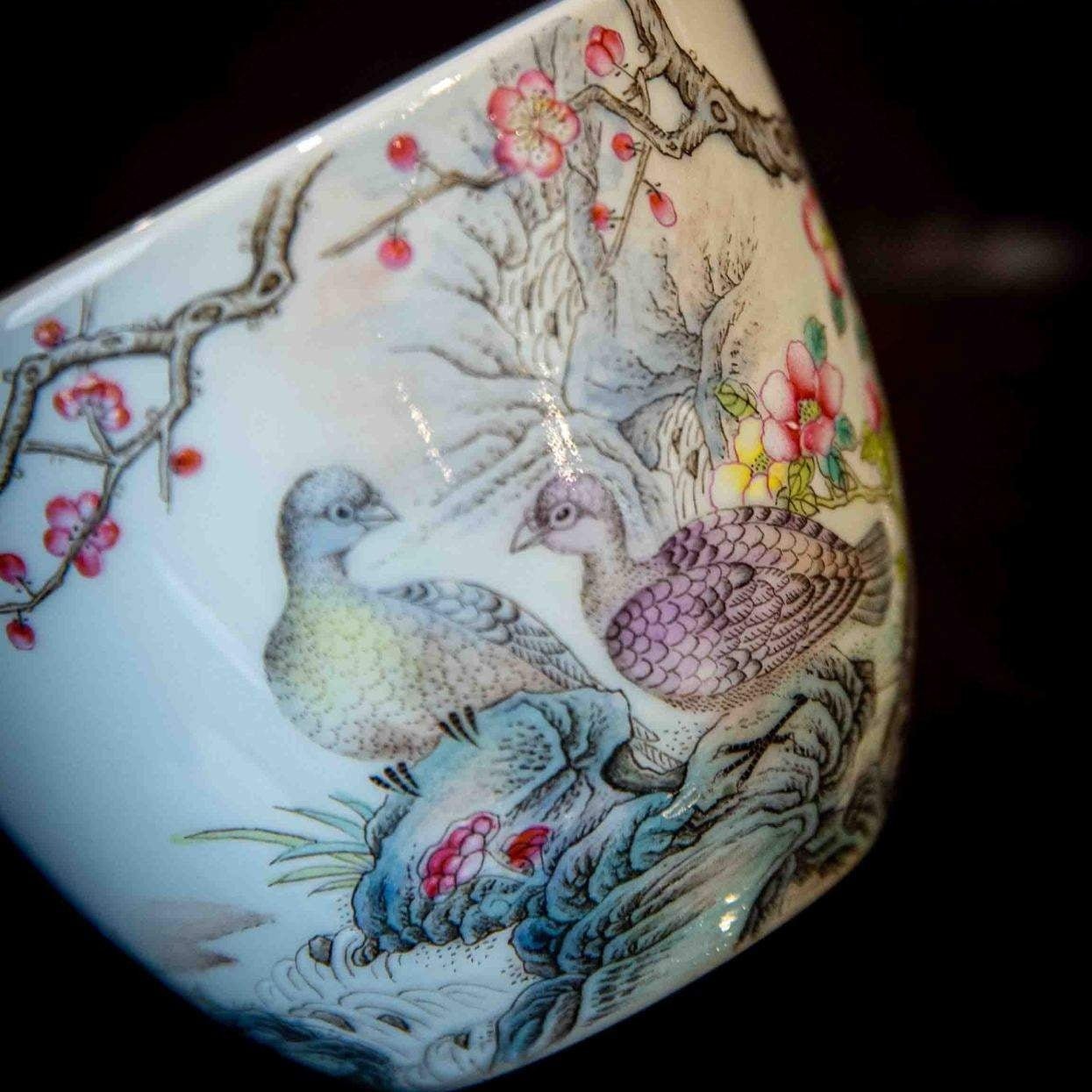 Chun Jiang Shui Nuan 150cc - Jing De Zhen Porcelain Teacup - zycs_China