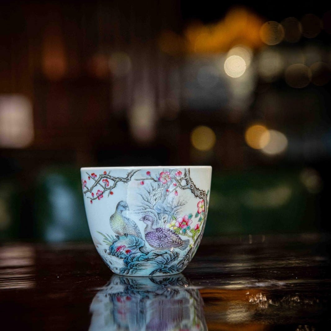 Chun Jiang Shui Nuan 150cc - Jing De Zhen Porcelain Teacup - zycs_China