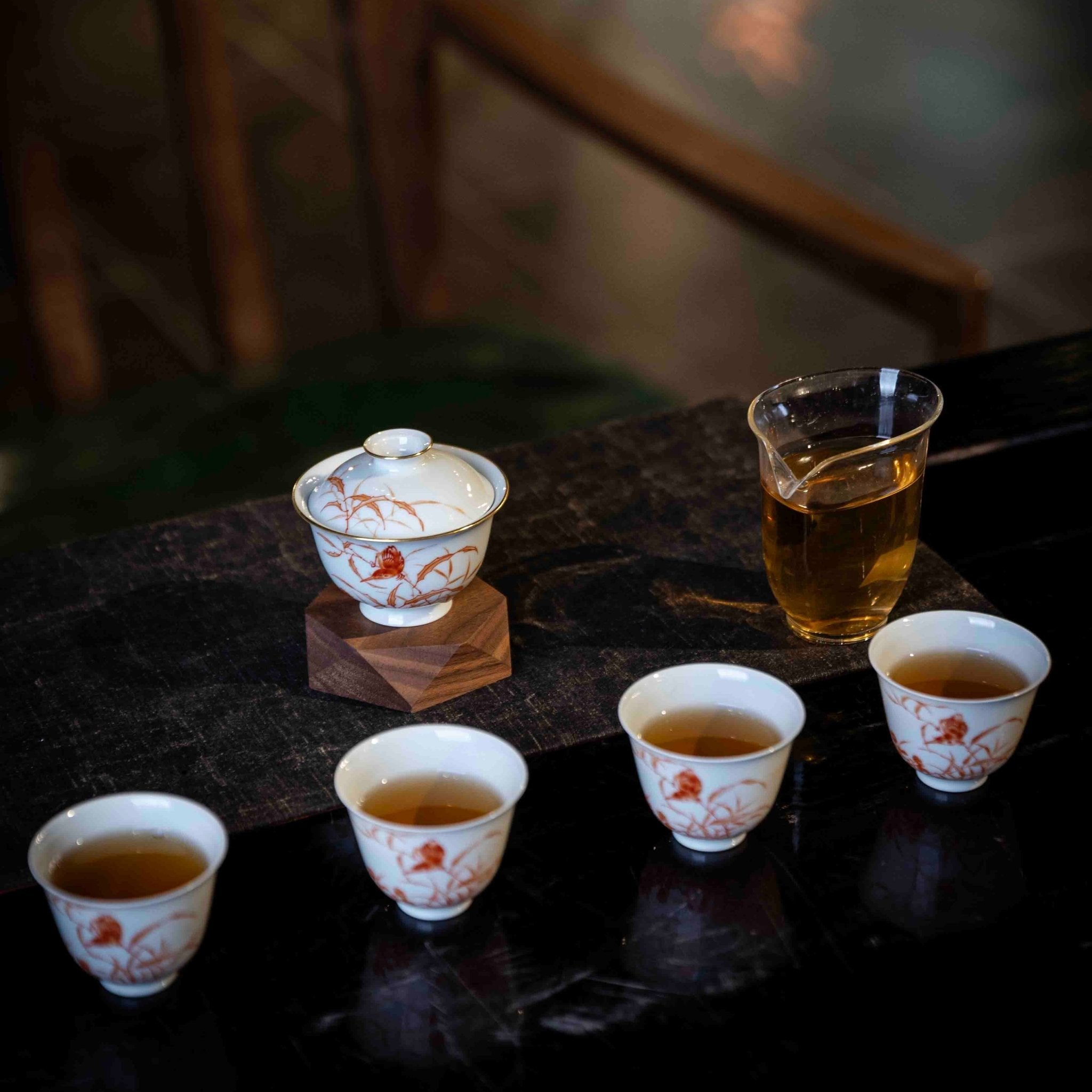 Cui Niao 100cc - Jing De Zhen Porcelain Gaiwan - zycs_China