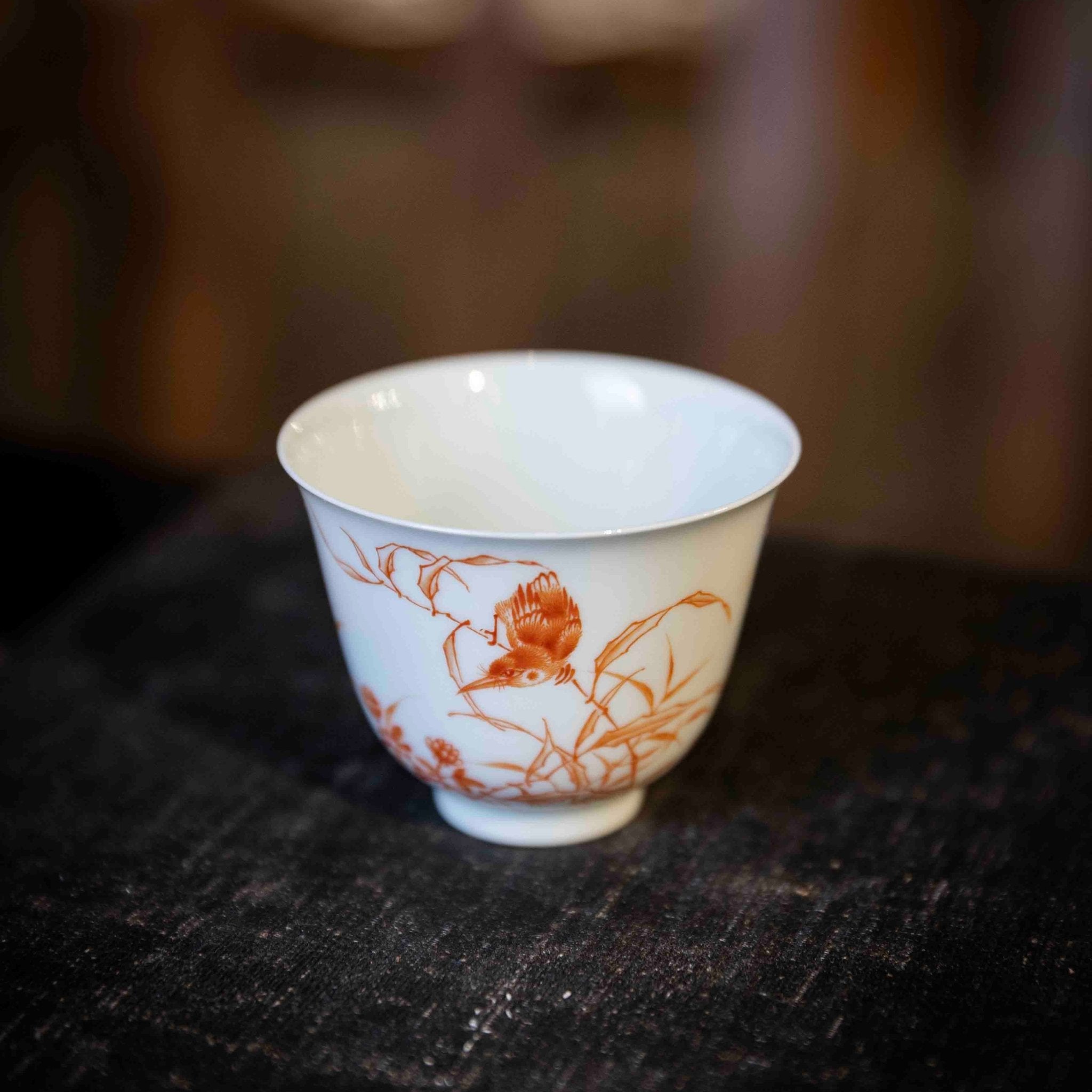 Cui Niao 100cc - Jing De Zhen Porcelain Gaiwan - zycs_China