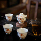 Cui Niao 100cc - Jing De Zhen Porcelain Gaiwan - zycs_China
